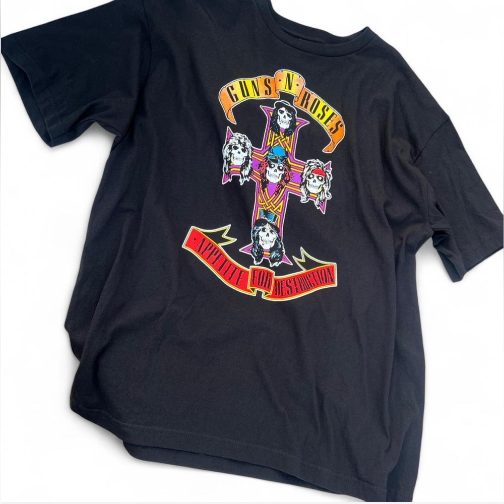 Guns N Roses y2k unisex album cover promo T-shirt X-Large
